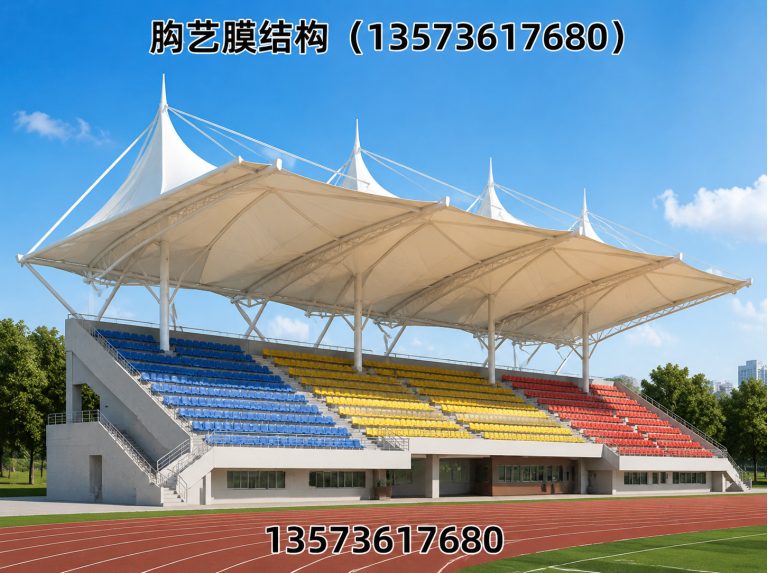 青州市膜结构加油站展示图